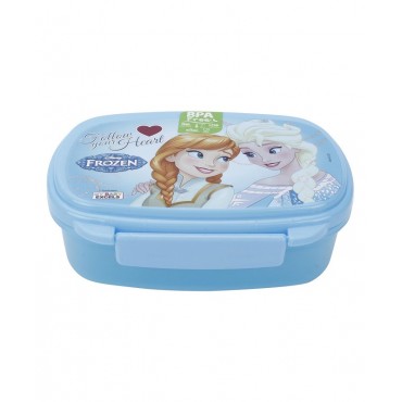 Disney Frozen Heart Lunch Box, Blue